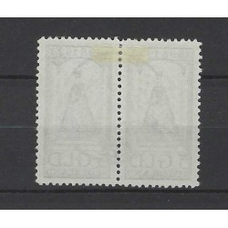 Netherlands 131 Wilhelmina 5Gld pair  VFU/used CV 450 €