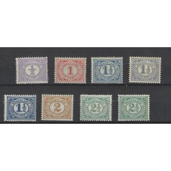 Nederland 50-55 Cijfer MNH/postfris CV 115 € met kleurvariaties
