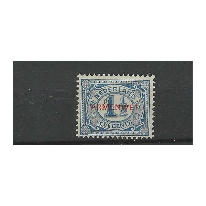 Netherlands D1-8 Official ARMENWET  MNH CV 800 €
