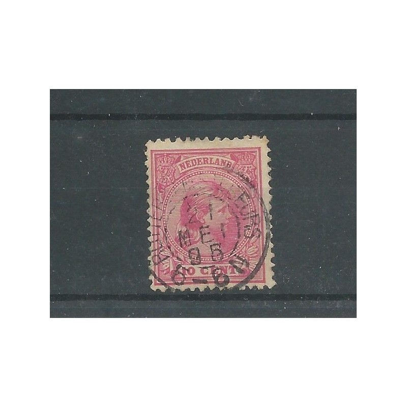 Netherlands  37 with "ROTTERDAMSTNBEURS 1895" small round cancel VFU/used  CV 12 €
