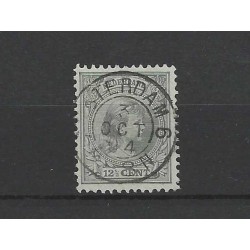 Netherlands 38 Wilhelmina  with "AMSTERDAM-6 1894" small round cancel VFU/used  CV 90+ €