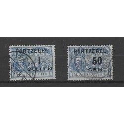 Netherlands P31-43 De Ruyter Postage due VFU/used  CV 191 €  SUPERB !!