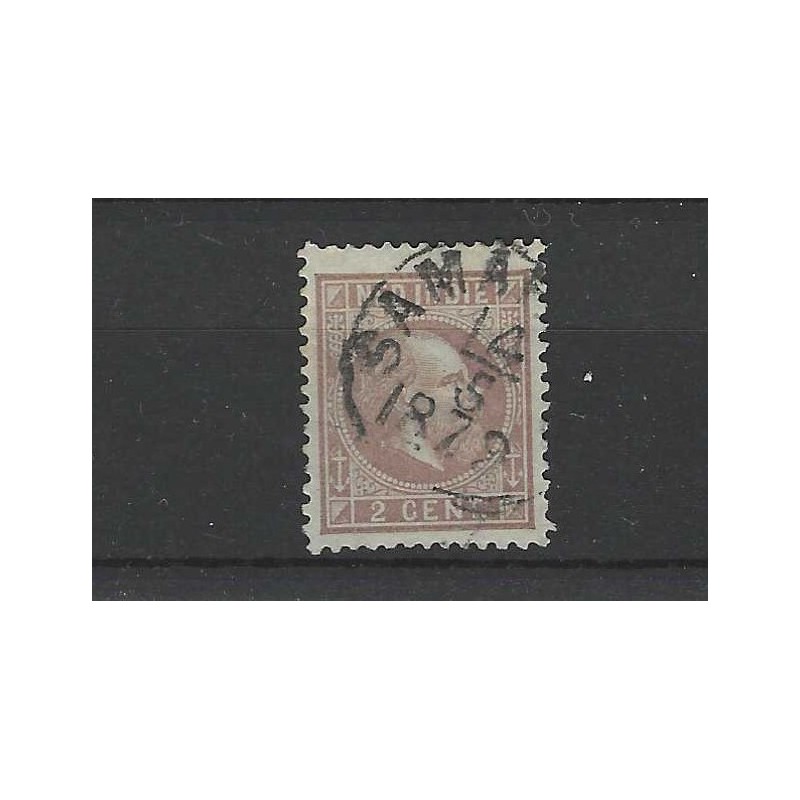 Ned. Indie 5F Willem III 1870 VFU/gebr CV 150 €