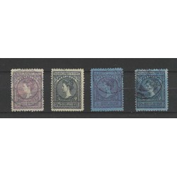 Ned. Indie 58-61 Wilhelmina  VFU/gebr CV 63 €