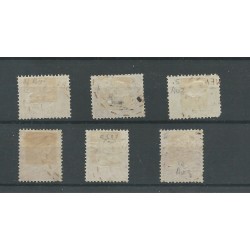 Netherlands  6 BRANDSTEMPELS Gravenhage  VFU/used CV ?? €
