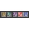 Ned. Indie 253/259, 260/265 Wilhelmina m. wm. MNH/postfris CV 1650 € Certificaat !!