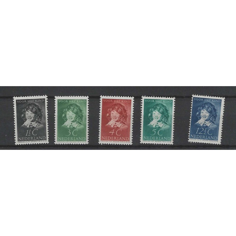 Nederland 300-304 Kind 1937 MNH/postfris CV 37,50 €