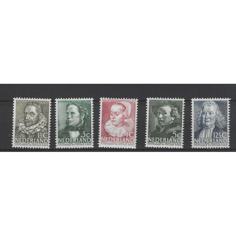 Nederland 305-309 zomer 1938 MNH/postfris CV 36 €