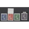 Netherlands 346-349 Wilhelmina  MNH CV 455 € Certificate !!