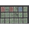 Nederland 356-373 Guilloche serie  VFU/gebr CV 150 €