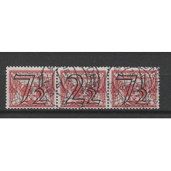 Netherlands 356C-D  Guilloche combinaties VFU/used  CV 52,50 €