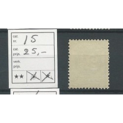 Curaçao 15 Numeral 2,5 ct  MNH CV  25 €