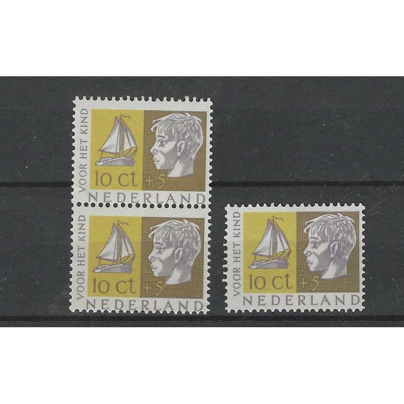 Netherlands 615 pair Shifted perforatie MNH CV ?? €