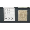 Curaçao 16 Numeral 3 ct  MNH CV  35 €