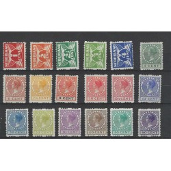 Nederland R1-18 Tweezijdige Roltanding z. wm.  MNH/postfris CV 1615 €