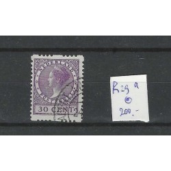 Netherlands R29a Syncopated perforation -afwijking VFU/used  CV 200 €