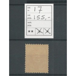 Curaçao 17 Numeral 5 ct  MNH CV  155 €