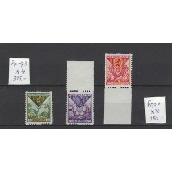 Netherlands  R71, R72, R73e Syncopated perforation  Child Welfare 1925 MNH CV 435 €
