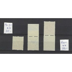 Netherlands  R71, R72, R73e Syncopated perforation  Child Welfare 1925 MNH CV 435 €