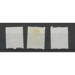 Netherlands R71-73 Syncopated perforation Child Welfare 1925 VFU/used  CV 150 €