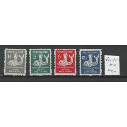 Nederland  R82-85 Roltanding  kind 1927  MNH/postfris CV 140 €