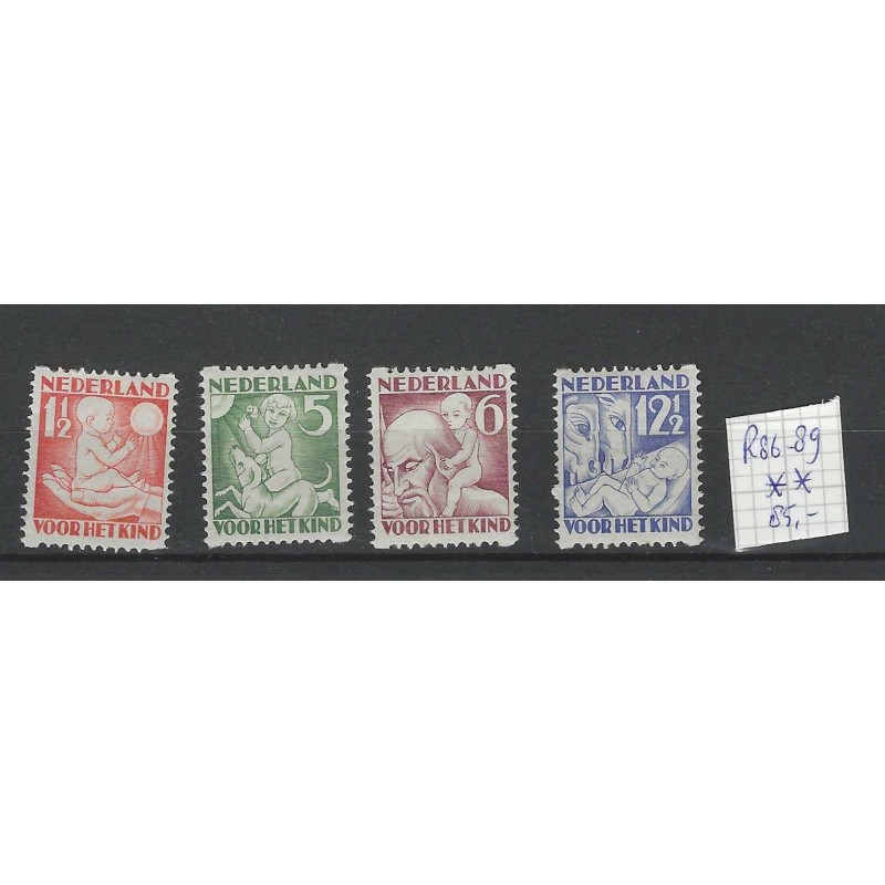 Nederland  R86-89 Roltanding  MNH/postfris   CV 95 €