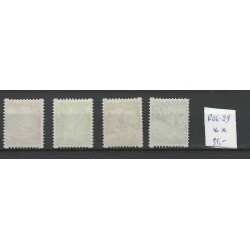 Netherlands  R86-89 Syncopated perforation  MNH   CV 95 €