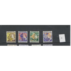 Netherlands  R94-97 Syncopated perforation  Child Welfare 1932  MH/unused  CV 60 €