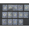 Netherlands P13-26 Postage due 1892 VFU/used  CV 71 €