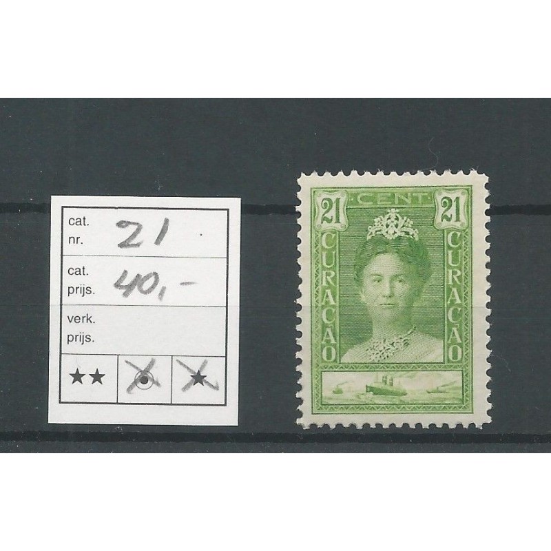 Curaçao 95 Wilhelmina  MNH CV  40 €