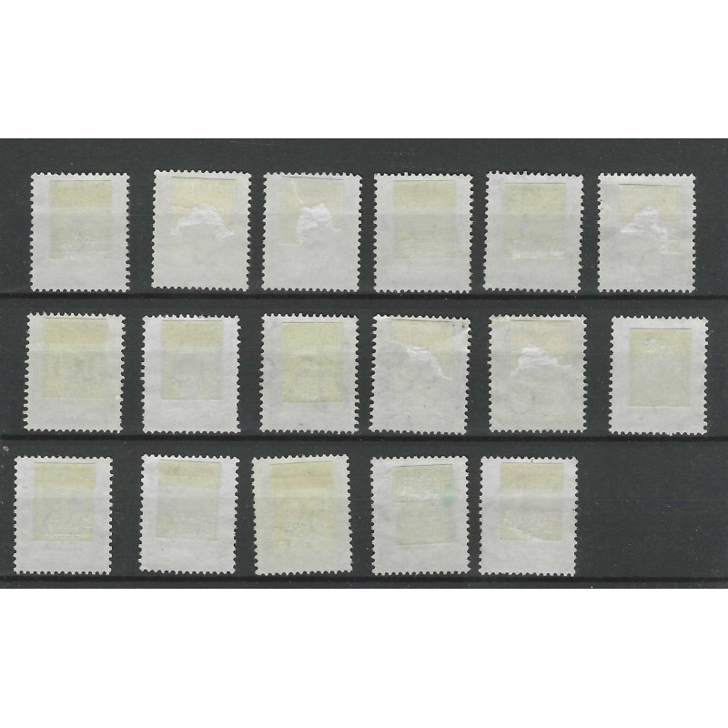 Netherlands P80a-105a Postage due vertical wm VFU/used  CV 45 €