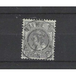 Netherlands 62 Wilhelmina "NIJMEGEN-1 1911" large round cancel VFU/used CV 100++ €