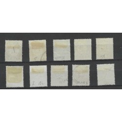 Netherlands P3-12 Postage due 1881 set  VFU/used CV 144 €