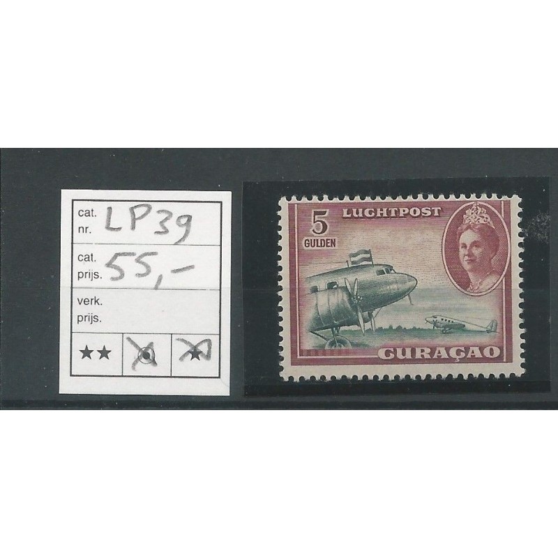 Curaçao LP39  airmail MNH CV  55 €