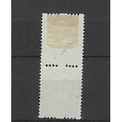 Netherlands R14 pair Two-sided Syncopated perforation z. wm.  VFU/used  CV 110 €