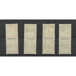 Netherlands R82-85 Syncopated perforation Child Welfare 1930 pairs MH/unused CV 90 €