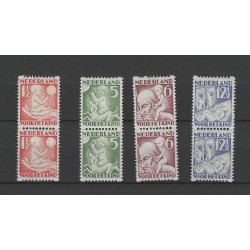 Netherlands R82-85 Syncopated perforation Child Welfare 1930 pairs MH/unused CV 90 €
