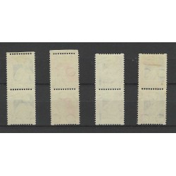Netherlands R90-93 Syncopated perforation Child Welfare 1931 pairs MH/unused CV 130 €
