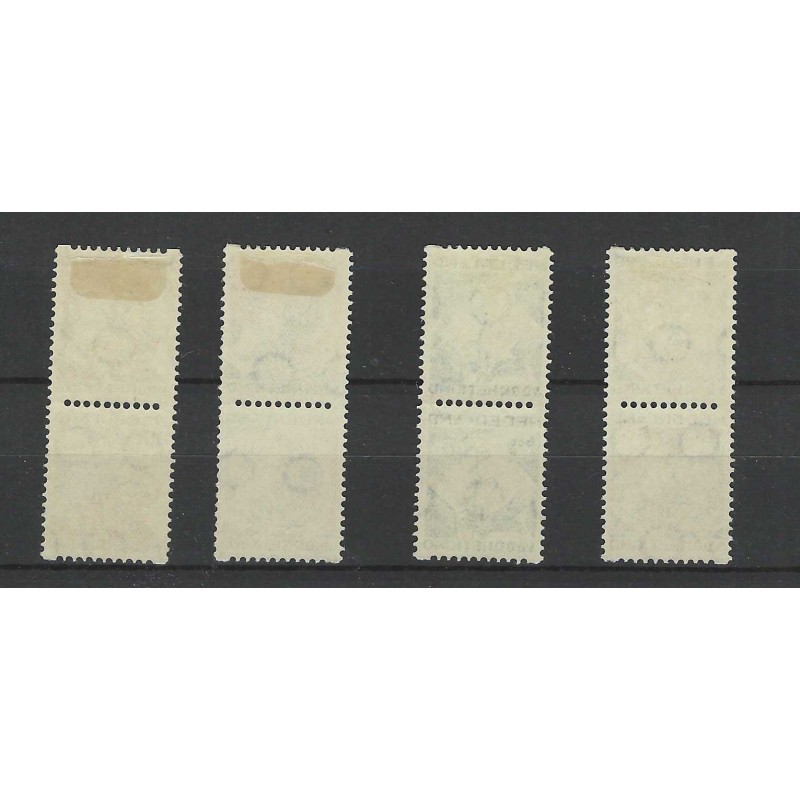 Netherlands R94-97 Syncopated perforation Child Welfare 1932 pairs MH/unused CV 133 €