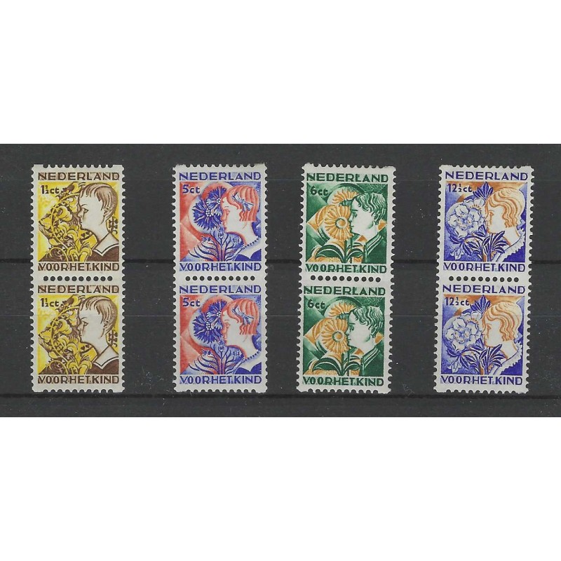 Nederland R94-97 Roltanding kind 1932 paartjes MH/ongebr CV 133 €