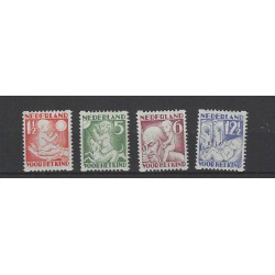Netherlands R86-89 Syncopated perforation Child Welfare 1930 MH/unused CV 40 €