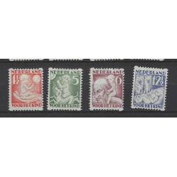 Netherlands R86-89 Syncopated perforation Child Welfare 1930 MH/unused CV 40 €
