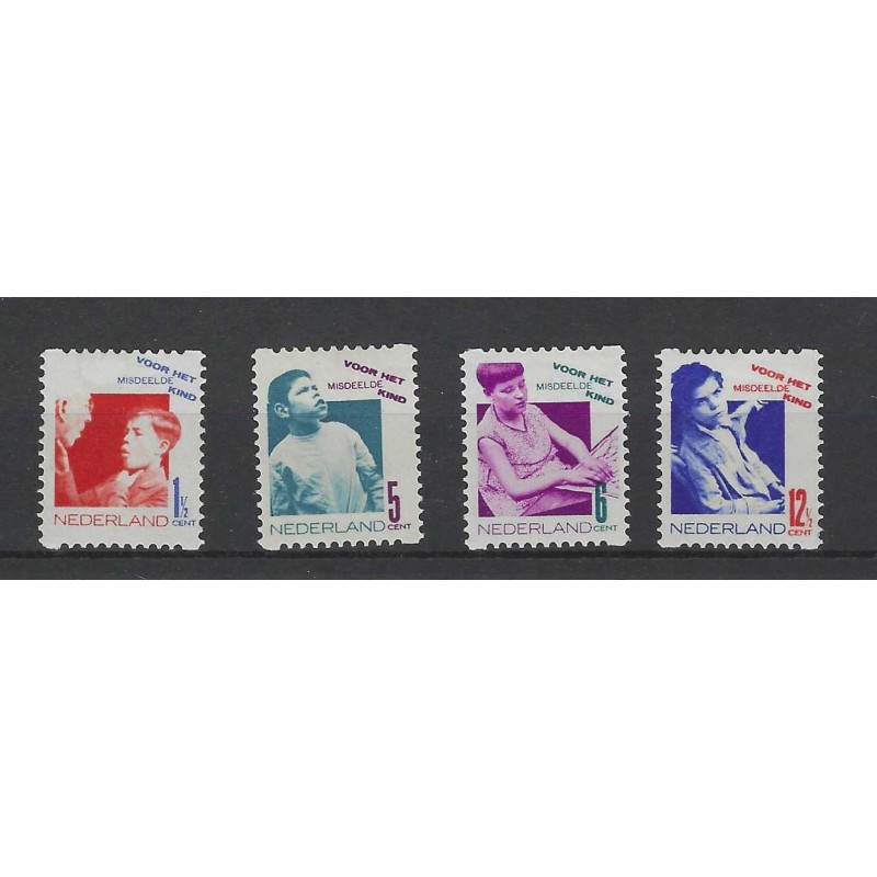 Netherlands R90-93 Syncopated perforation Child Welfare 1931 MH/unused CV 62 €