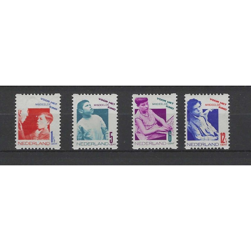 Netherlands R90-93 Syncopated perforation Child Welfare 1931 MH/unused CV 62 €