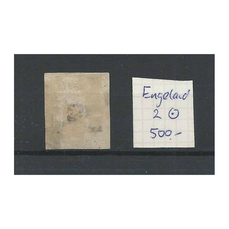 Engeland  nr 2 Queen Victoria 1840 VFU/gebr  CV 500 €