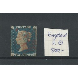 Engeland  nr 2 Queen Victoria 1840 VFU/gebr  CV 500 €