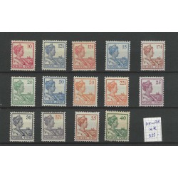 Ned. Indie 115-128 Wilhelmina serie  MNH/postfris  CV 325 €