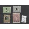 Ned. Indie 138-141 Nooduitgifte MNH/postfris  CV 50 €