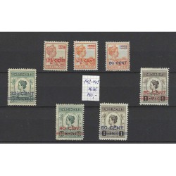 Ned. Indie 142-148 Hulpuitgifte MNH/postfris  CV 150 €