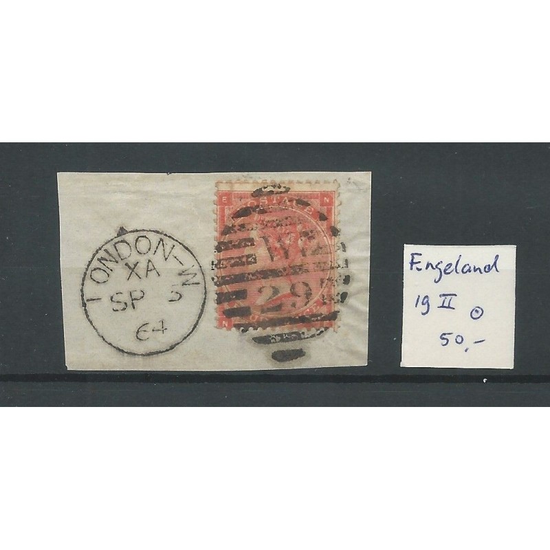 Great Britain  nr 19 II Queen Victoria 1862 VFU/used  CV 50 €